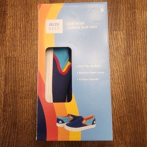 Aldi 2023 Ladies Slip On Canvas Shoes